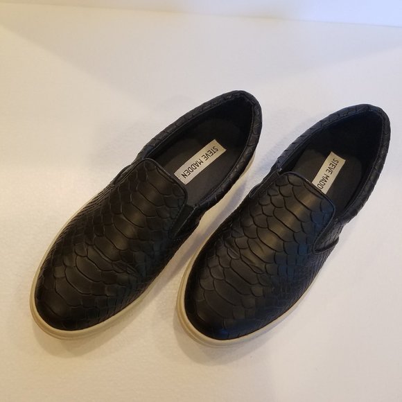 Steve Madden Women's Loafer Shoes Black Size 7-1/2 - Picture 4 of 10